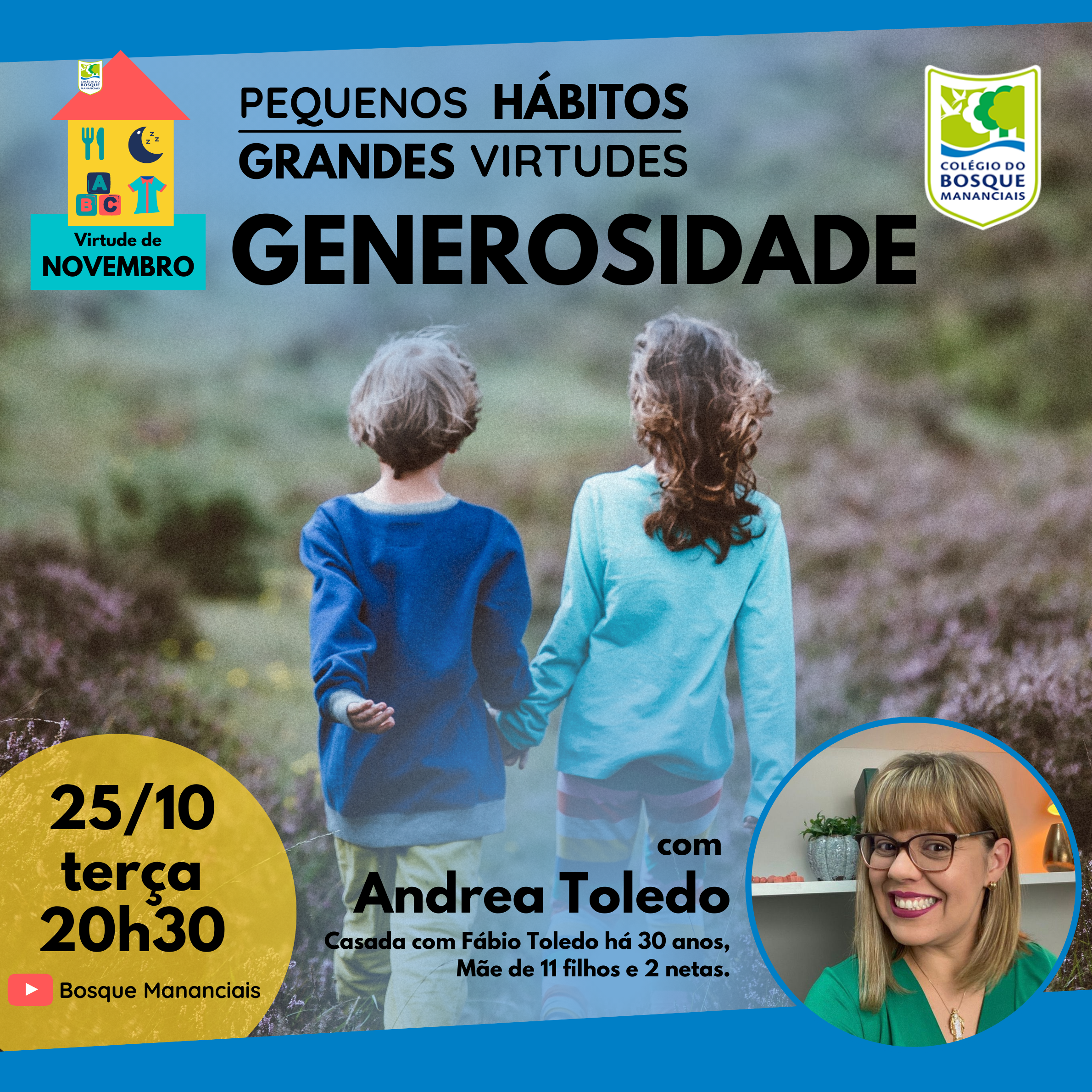 Formação de Pais sobre Generosidade com Andréa Toledo
