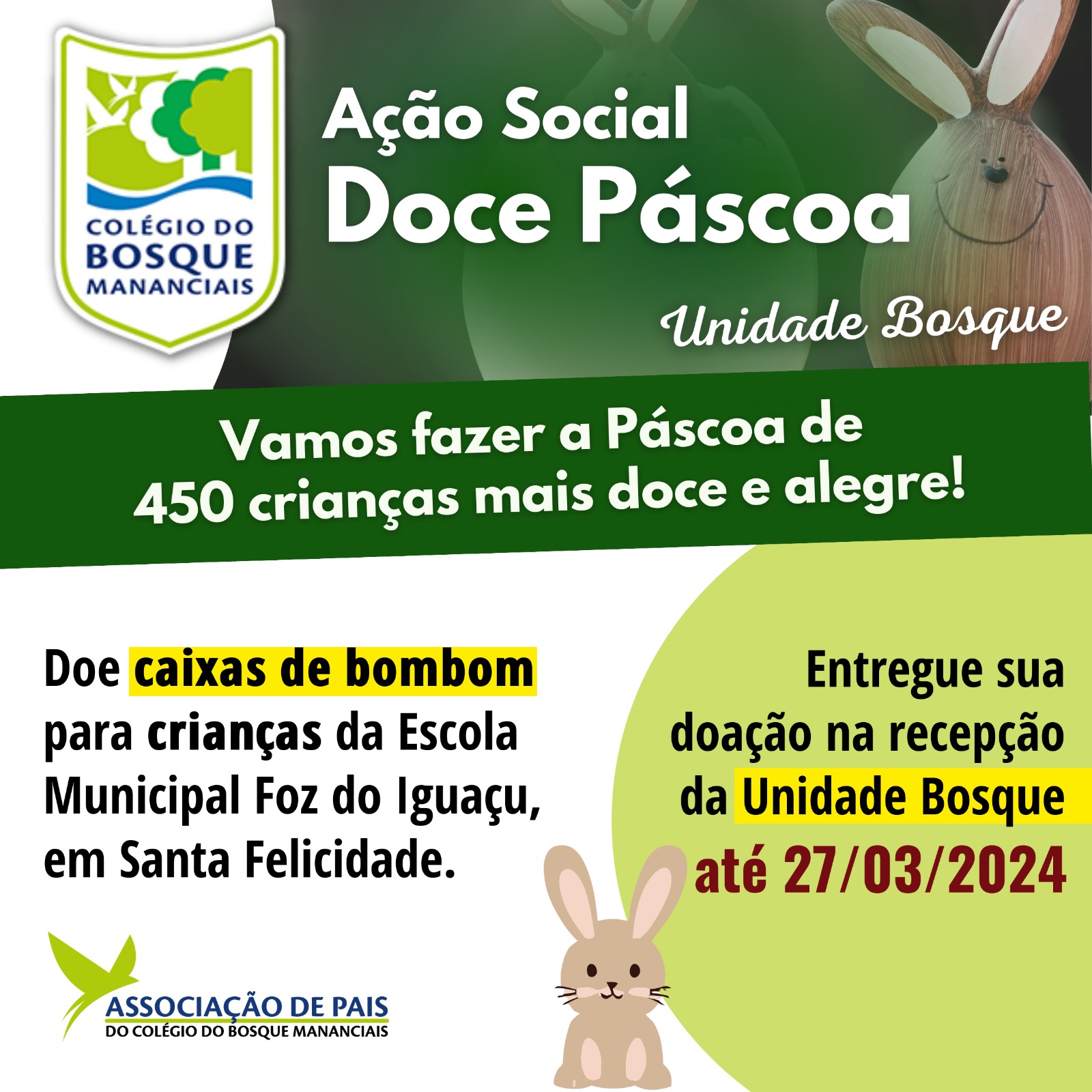 AÇÃO SOCIAL DOCE PÁSCOA
