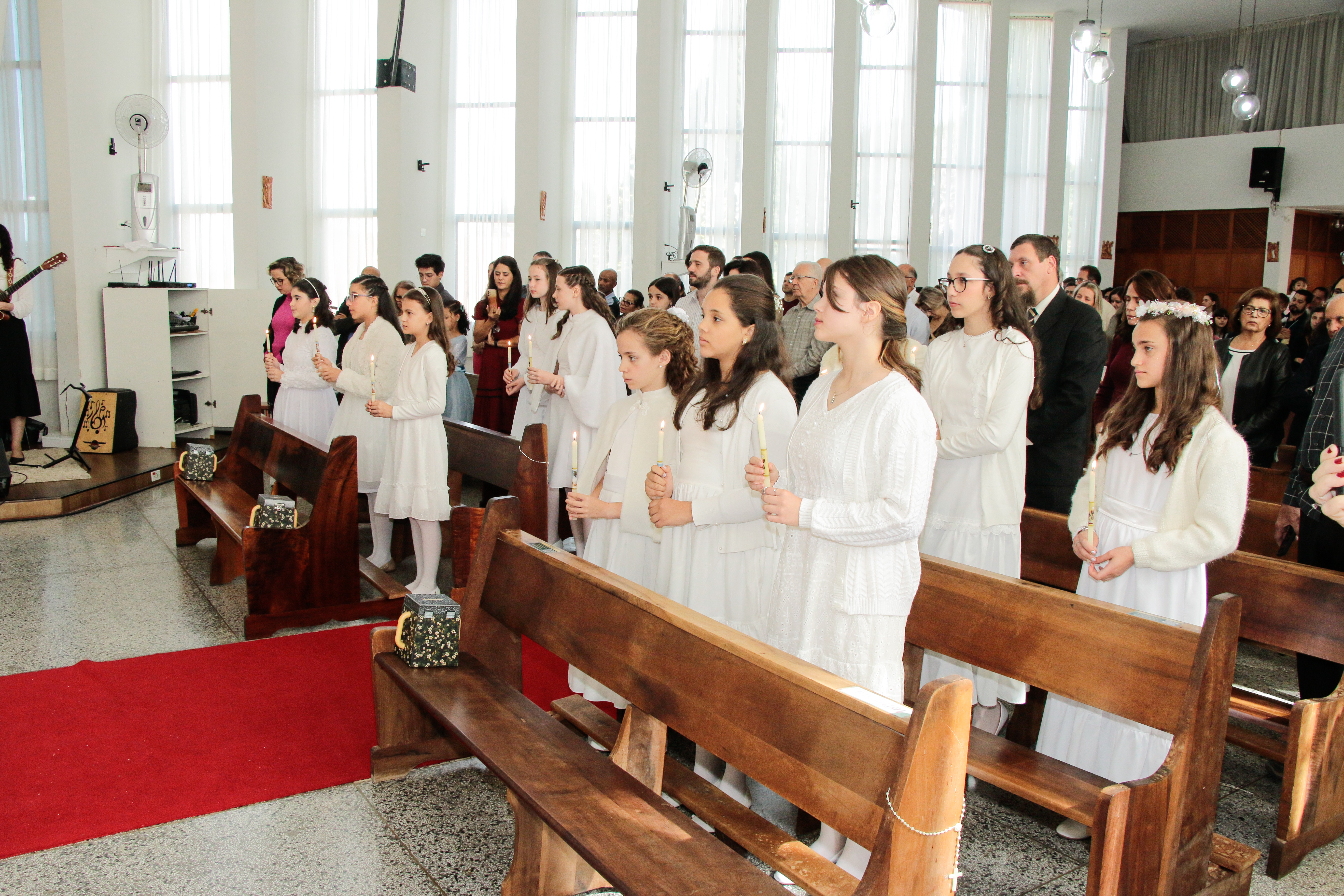  1ª Eucaristia das alunas da Unidade Mananciais