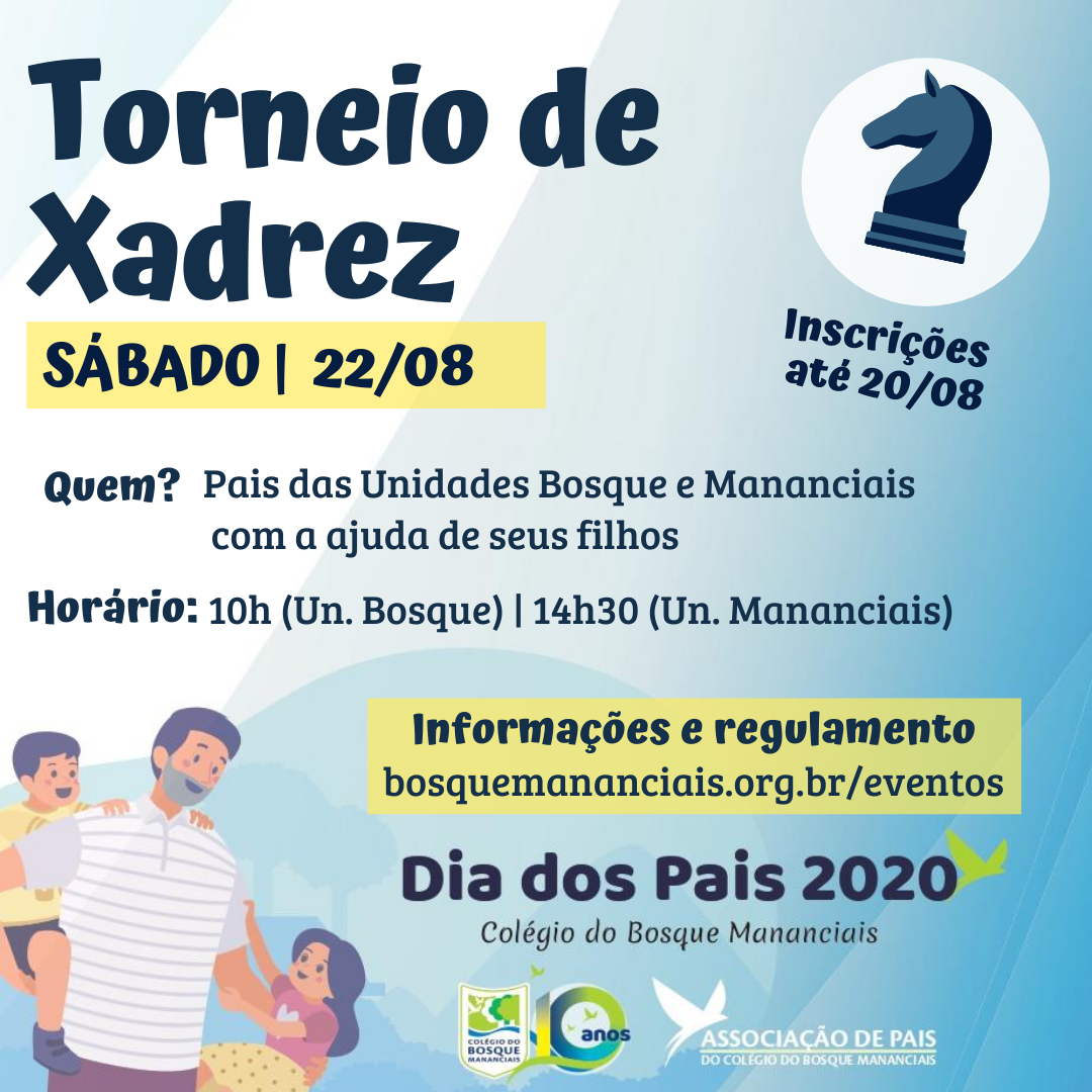 Torneio de Xadrez on-line - Eventos - Colégio do Bosque Mananciais