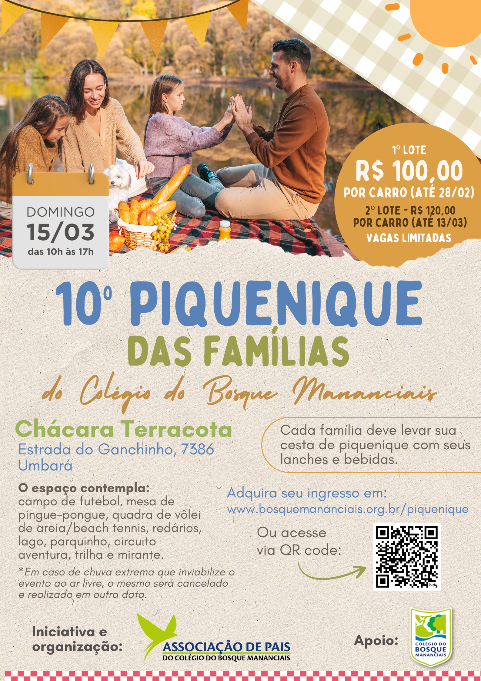 10º Piquenique das Famílias do Colégio do Bosque Mananciais
