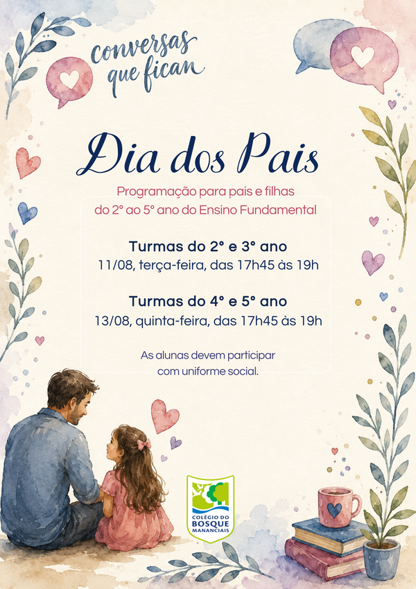 DIA DOS PAIS - 2º AO 5º ANO DO ENSINO FUNDAMENTAL