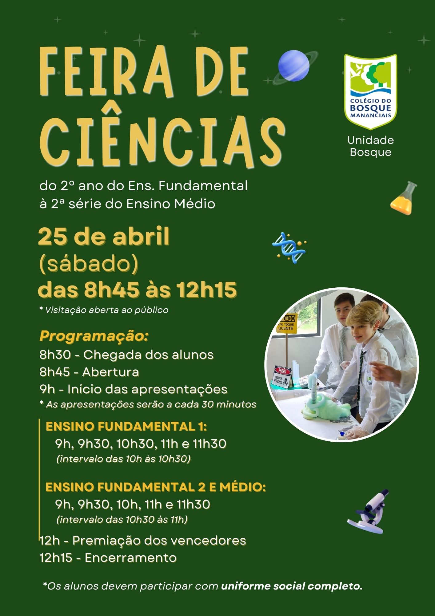 Feira de Ciências - Bosque