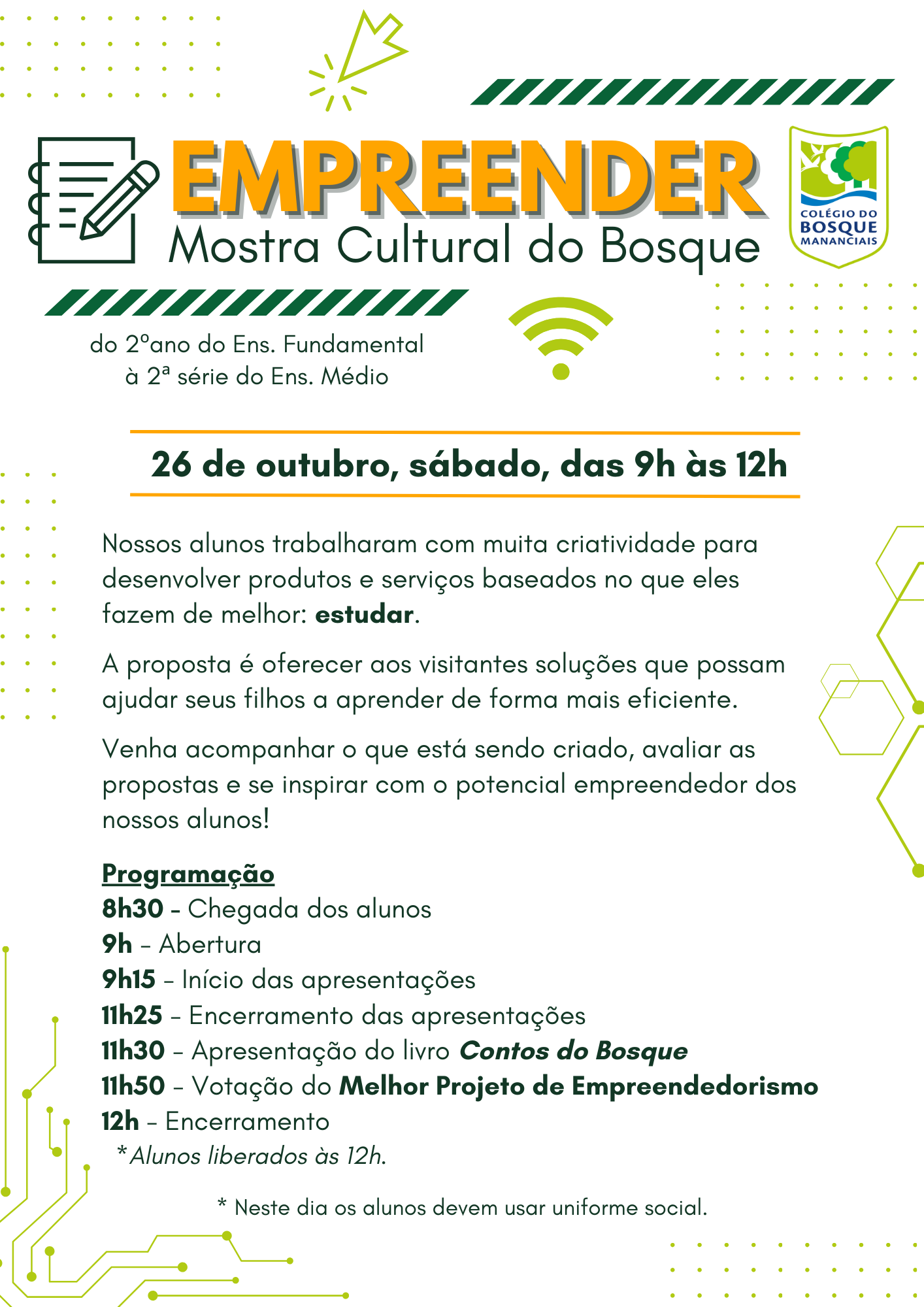 Empreender: Mostra Cultural da Unidade Bosque