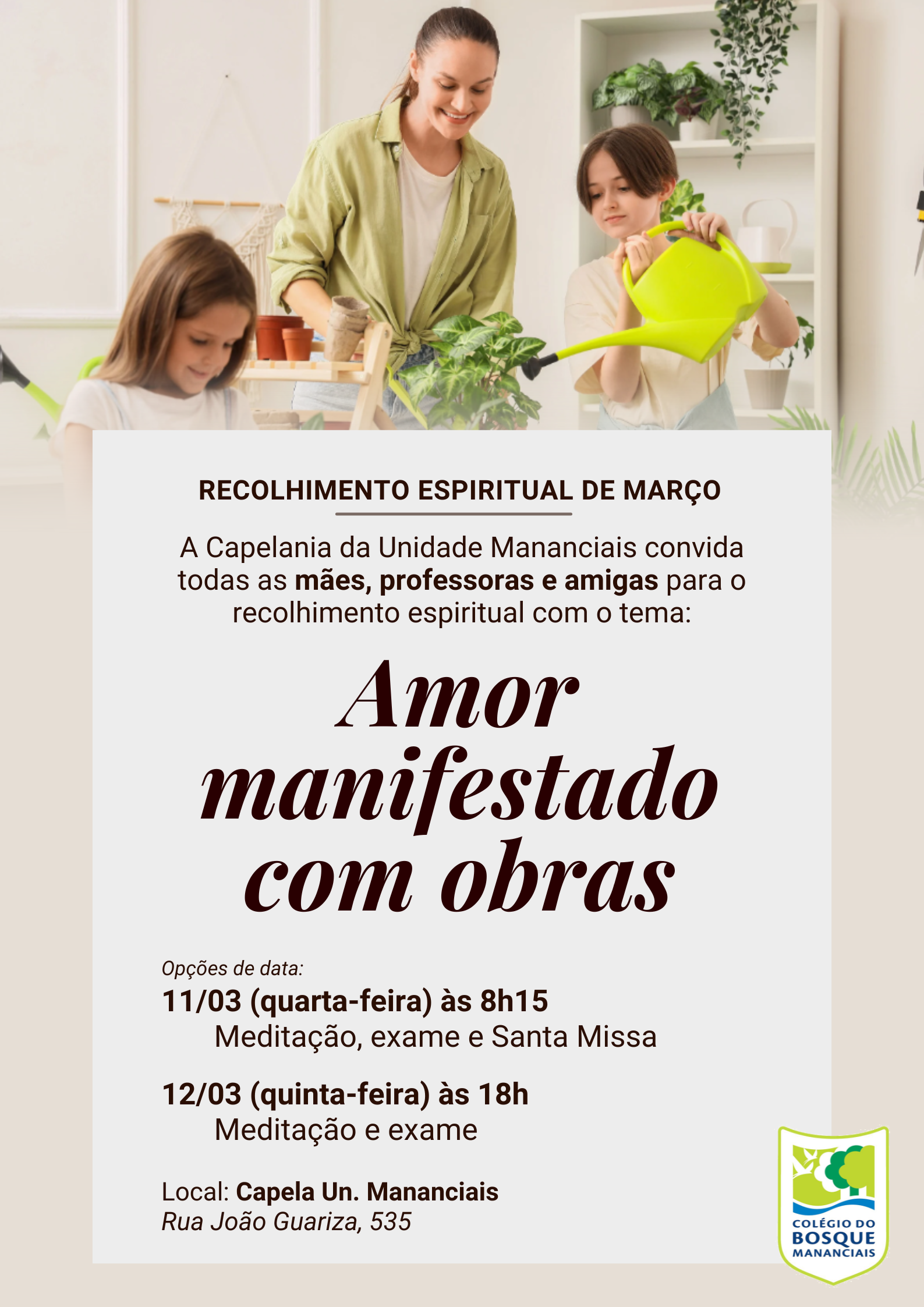 Recolhimento de março - Feminino