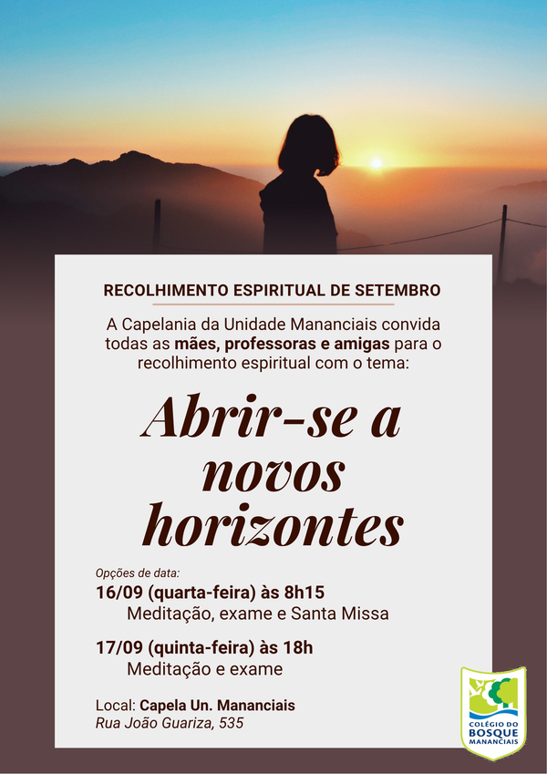 Recolhimento Espiritual de Setembro - Feminino 