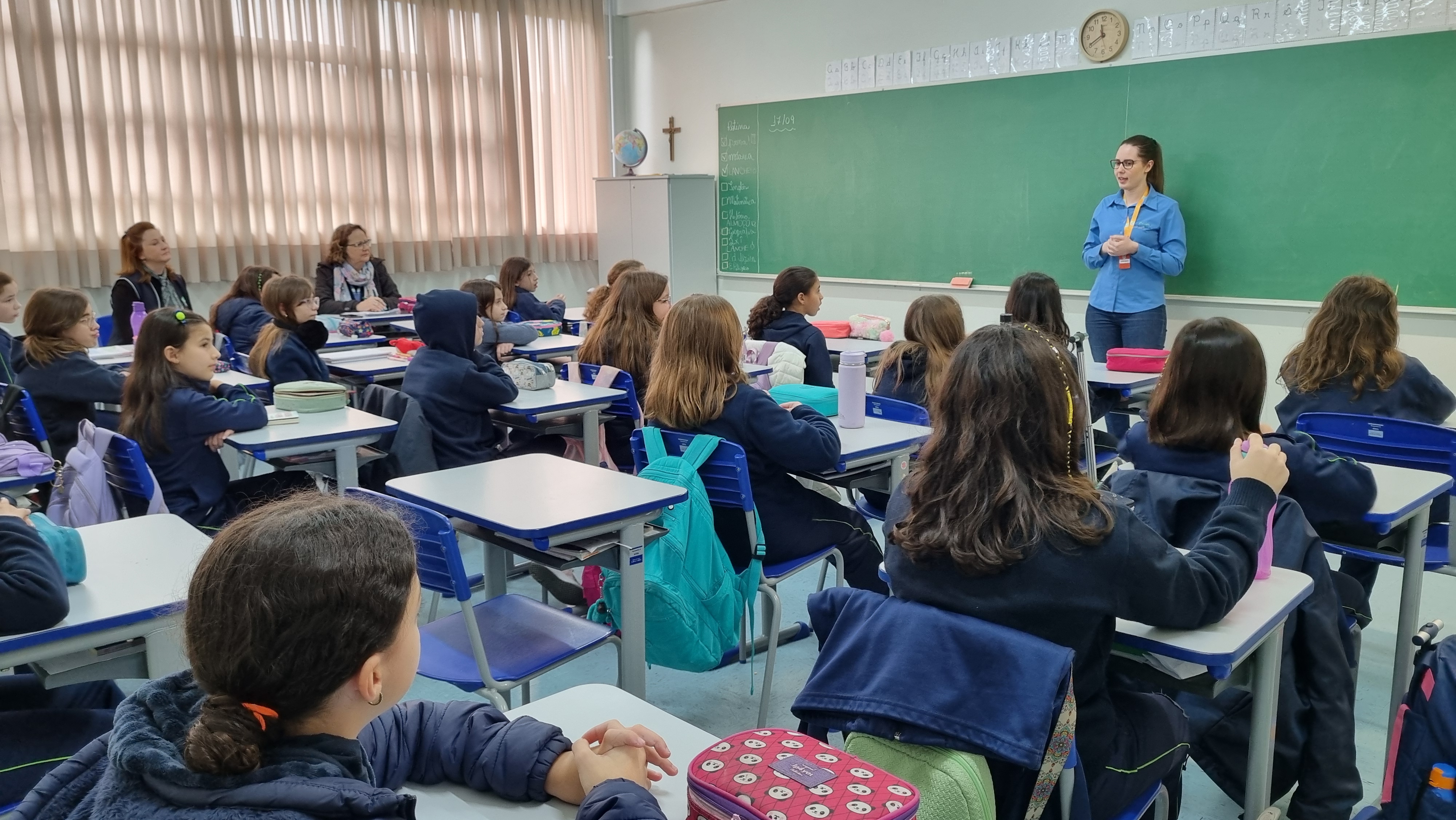 PALESTRA PARA ALUNAS DO QUINTO ANO SOBRE SUSTENTABILIDADE