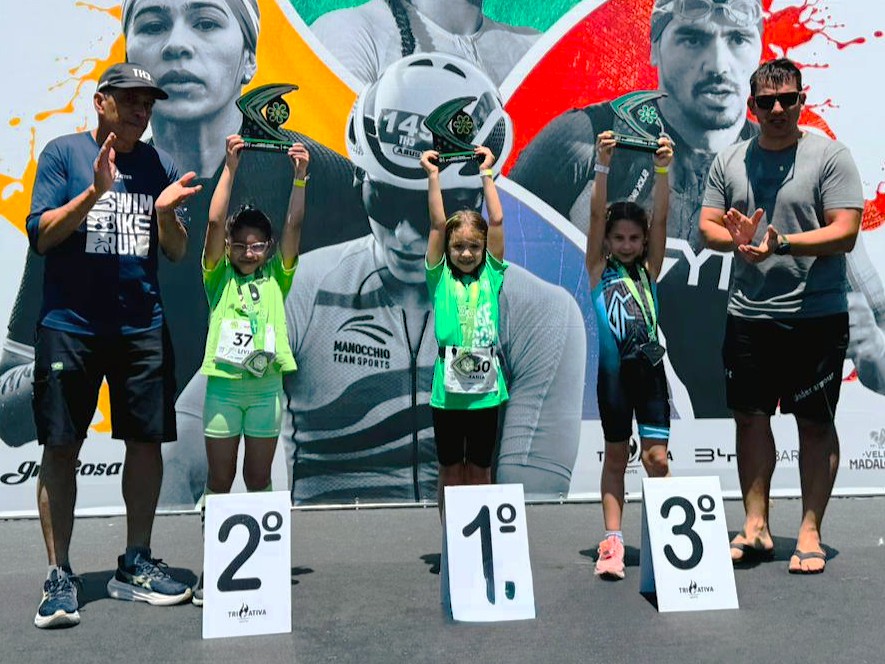 Maria Antônia no Duathlon Kids