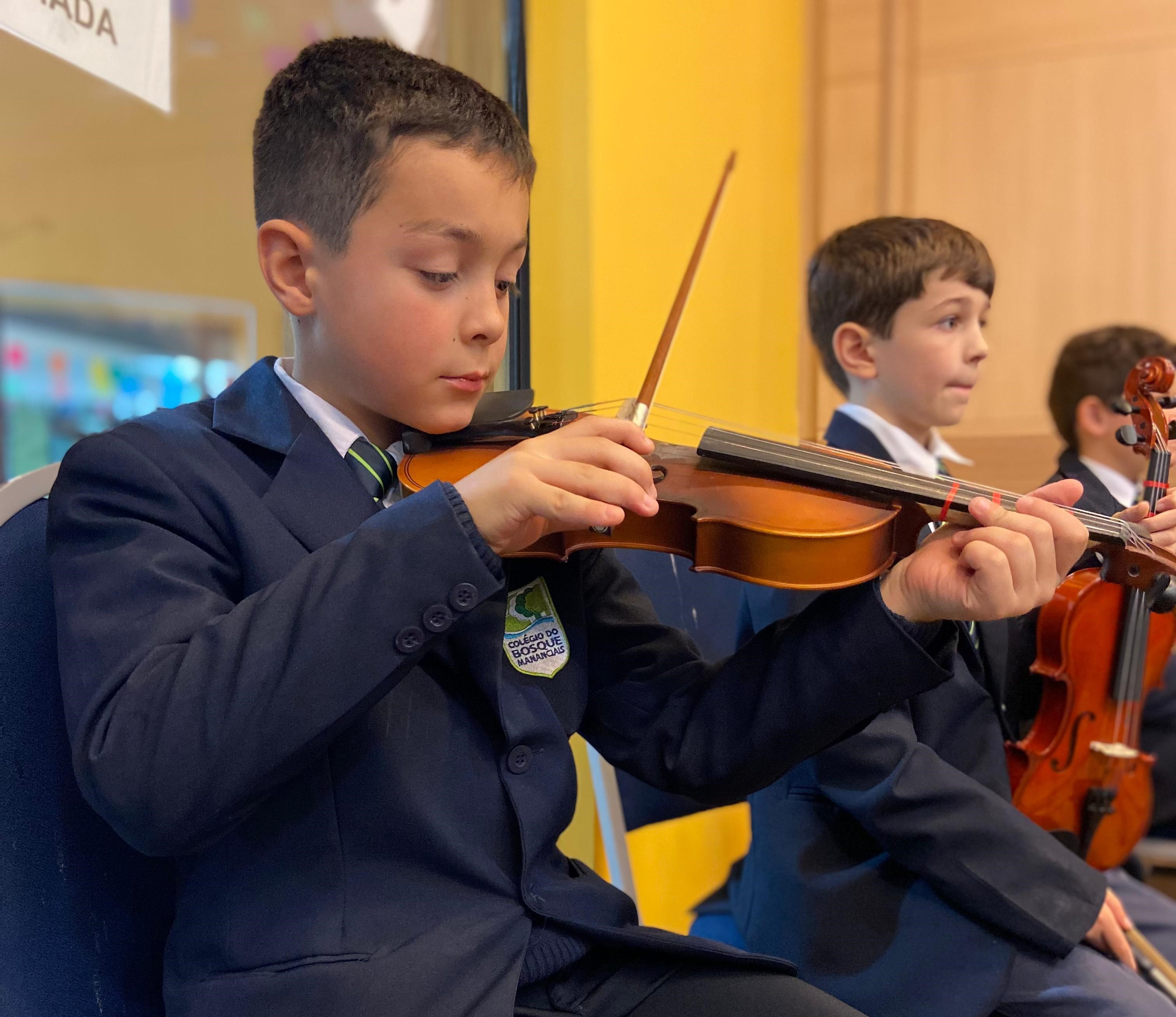 1ª apresentação da Orquestra de Cordas da Unidade Bosque