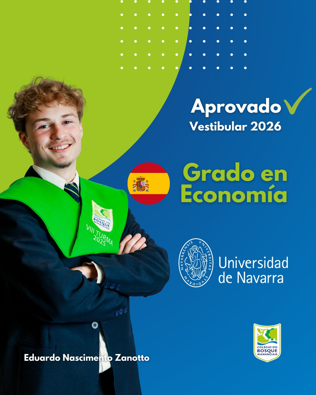 Aprovações do Terceirão da Unidade Bosque em 2025